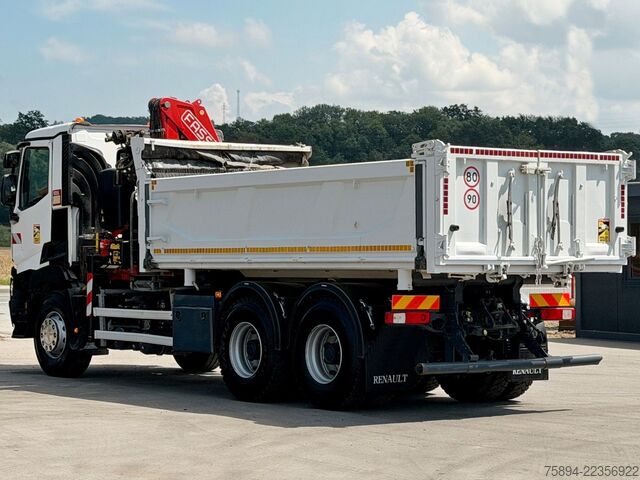 Kamionska dizalica RENAULT C 380* KIPPER 5,20 m* KRAN/FUNK * TOPZUSTAND !