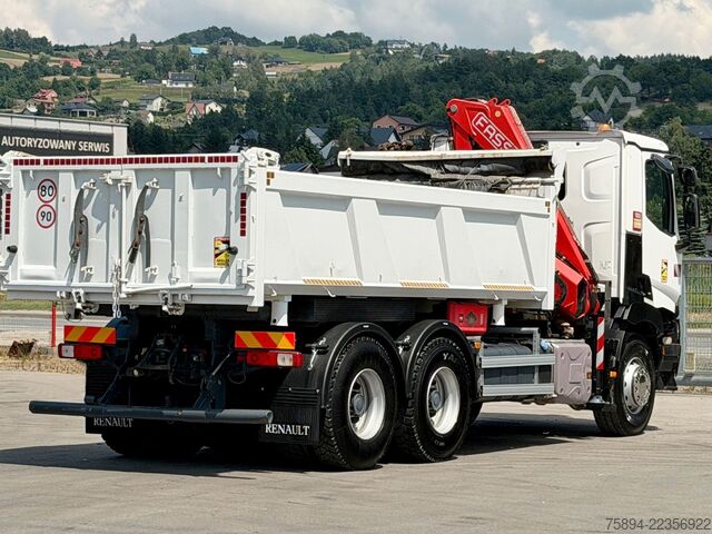 Kamionska dizalica RENAULT C 380* KIPPER 5,20 m* KRAN/FUNK * TOPZUSTAND !