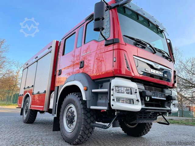 Ugunsdzēsēju automašīna MAN TGM 18.320 TLF4000 4x4 Tanklöschfahrzeug