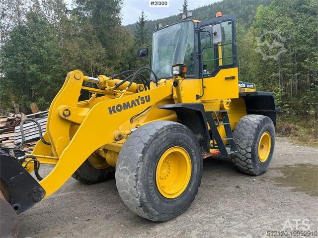 轮式装载机 Komatsu WA320-3H wheel loader w/ bucket WATCH VIDEO