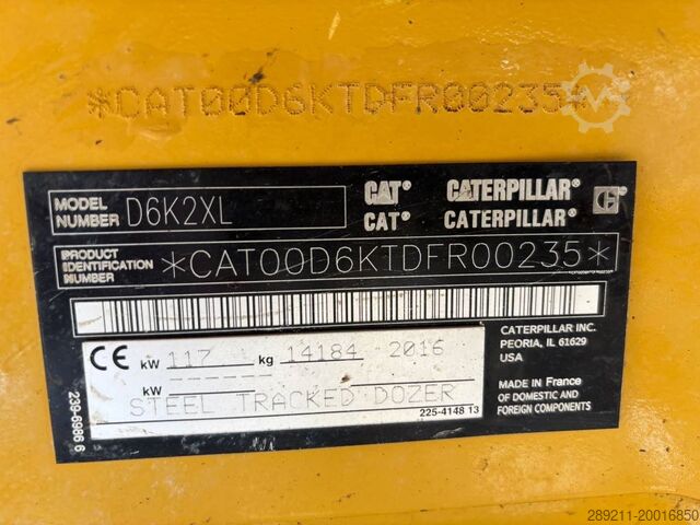 Dozer Caterpillar D 6 K 2 XL (CE + EPA)