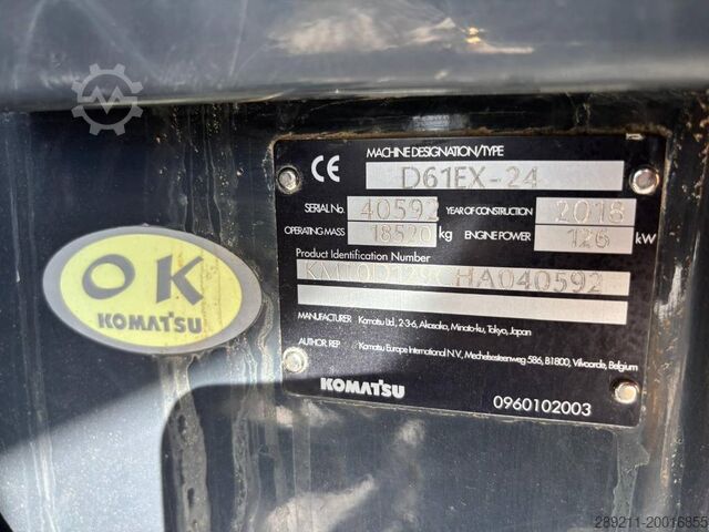 เครื่องปรับระดับ Komatsu D 61 EX-24 (GPS Prepared)