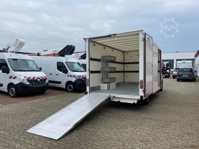 Transporter mit Koffer Renault Master Koffer mit Auffahrrampe Klima EUR