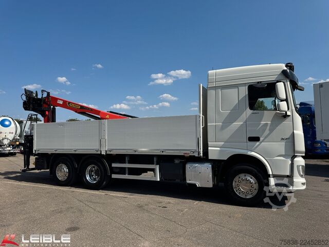 Grúa montada en camión DAF XF 480*Palfinger Kran*Lift/Lenkachse*394 TKM*