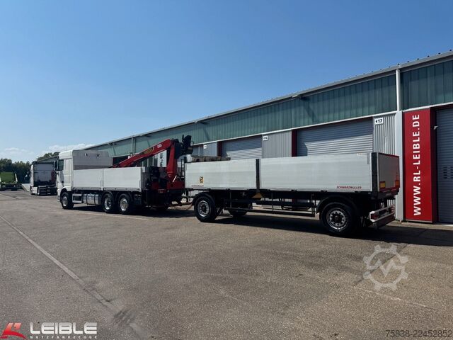 Grúa montada en camión DAF XF 480*Palfinger Kran*Lift/Lenkachse*394 TKM*