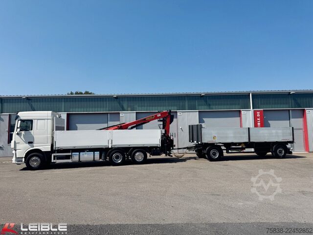 Grúa montada en camión DAF XF 480*Palfinger Kran*Lift/Lenkachse*394 TKM*