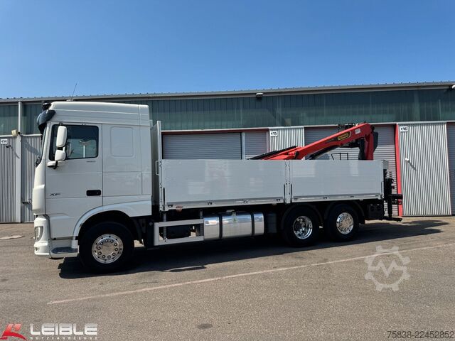 Grúa montada en camión DAF XF 480*Palfinger Kran*Lift/Lenkachse*394 TKM*