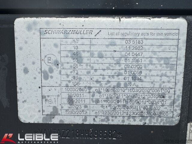 Odprta prikolica SCHWARZMÜLLER AZ*Baustoff Anhänger*BPW Disc*Aluboden*