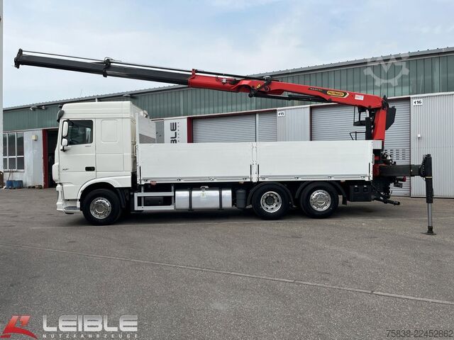 Tovornjak s ploščadjo DAF XF 480*Palfinger Kran*Lift/Lenkachse*394 TKM*