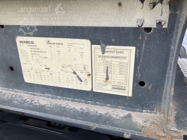 Kipper Auflieger LANGENDORF SKS-HS 24/29