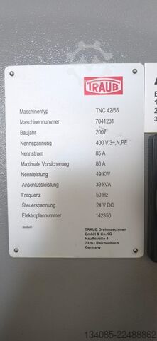 CNC torna tezgahı Traub TNC 42/65