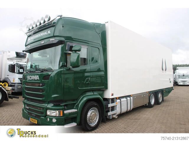 Refrigerated/freezer transport Scania R490 + 6X2 + EURO 6 + heating truck/ flowers FU...