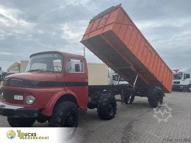 Ανατρεπόμενο φορτηγό Mercedes-Benz 813 + Manual + Kipper + 4x4