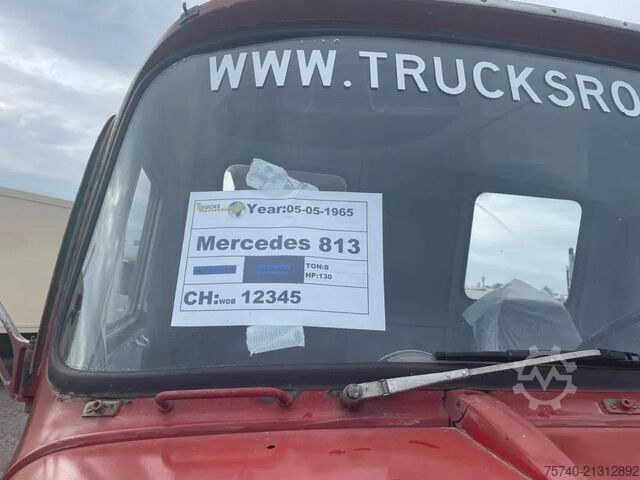 Volquete Mercedes-Benz 813 + Manual + Kipper + 4x4