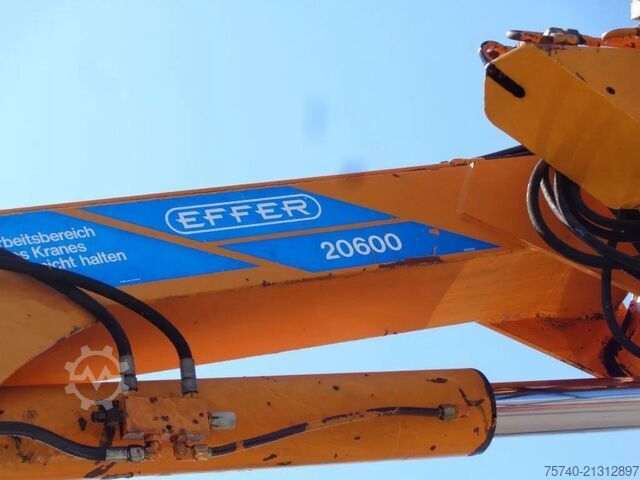 Kamion kran MAN TGA 18.430 Effer 20600 24m + FLYJIB + winch + l...