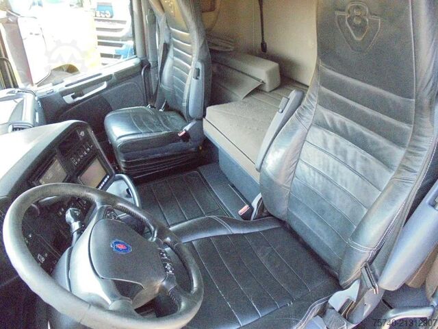 נגרר פלטפורמה Scania R730 V8 + Euro 5 + Loglift 115Z + 6X4