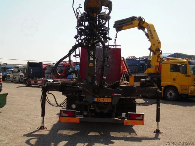 נגרר פלטפורמה Scania R730 V8 + Euro 5 + Loglift 115Z + 6X4