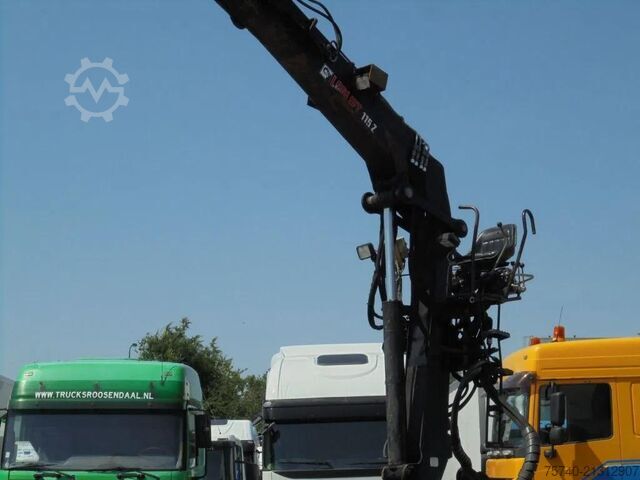 Rimorchio della piattaforma Scania R730 V8 + Euro 5 + Loglift 115Z + 6X4