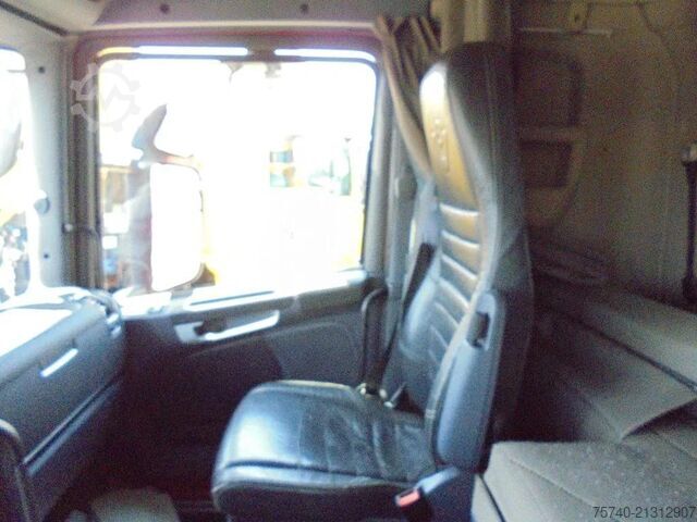 Rimorchio della piattaforma Scania R730 V8 + Euro 5 + Loglift 115Z + 6X4