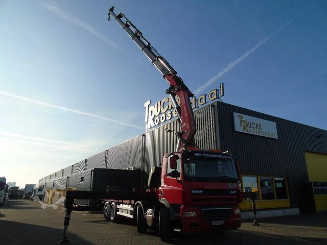 Tovornjak z žerjavom DAF CF 85.510 + FASSI 80TON 6x + 8X2 + EURO 5 + REMOTE