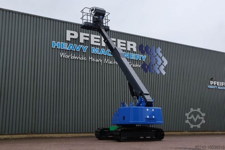 Teleskopbühne Aichi SR12CSM Diesel, Tracked Boomlift, 14.1m Working He