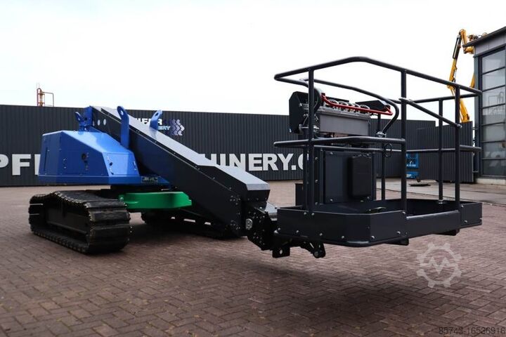 Teleskopbühne Aichi SR12CSM Diesel, Tracked Boomlift, 14.1m Working He