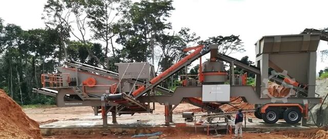 Constmach Mobile Crushing Plant V80 mobile vertical shaft impact crusher