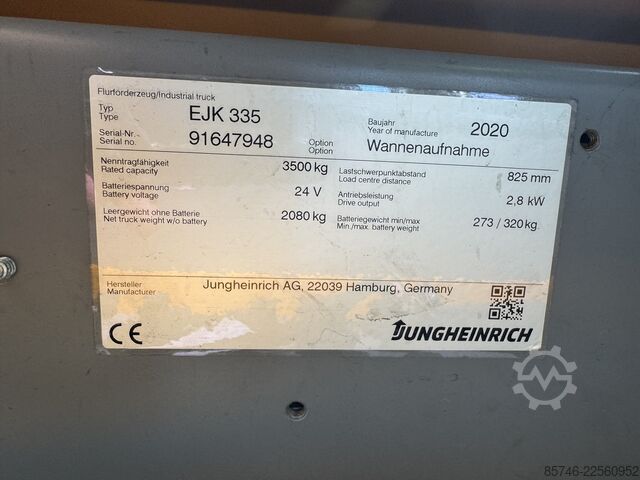 EJK 335 - ¡¡Especial!! Horquillas para bidones / Esparcidor !!! JUNGHEINRICH EJK 335 - Special !! Drumforks / Spreader !!!