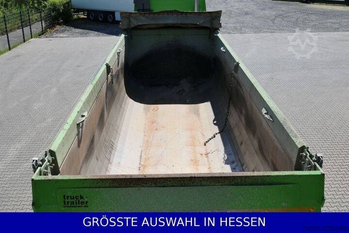 Semi-reboque basculante SCHMITZ CARGOBULL Stahlmulde 25m³ el.Verdeck Thermo 2xLift ¤459.-m