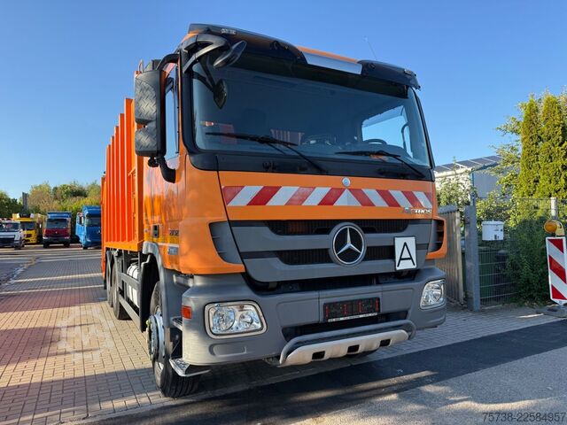 कचरा ट्रक MERCEDES-BENZ Actros 2732 6x4 Müllwagen/BLATT-BLATT/Klima/EEV