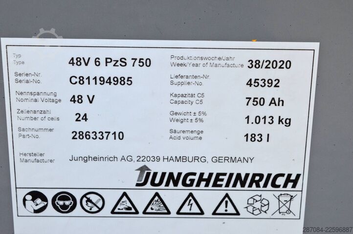 Forklift Jungheinrich EFG 316