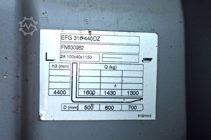 Forklift Jungheinrich EFG 316
