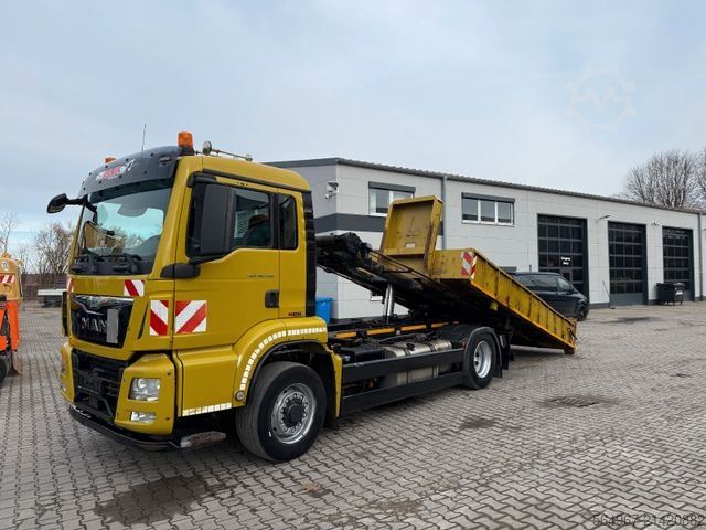 Kroklastebil MAN TGS 18.480 3-Seiten-Seil-Abrollkipper 4x4