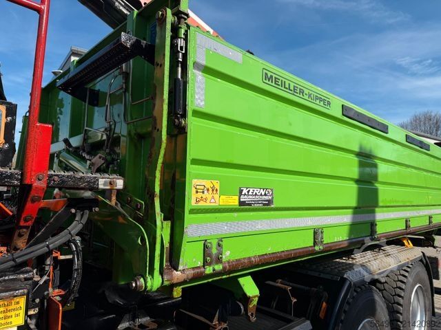 Tresidig tippbil SCANIA G450 Kipper Kran Atlas 206.3E AHK Bordmatic FUNK