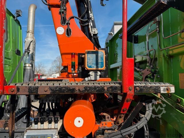 Tresidig tippbil SCANIA G450 Kipper Kran Atlas 206.3E AHK Bordmatic FUNK