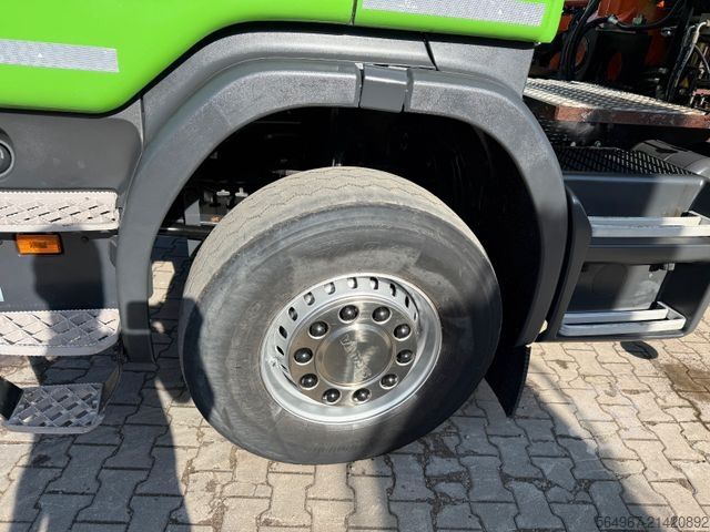 Tresidig tippbil SCANIA G450 Kipper Kran Atlas 206.3E AHK Bordmatic FUNK