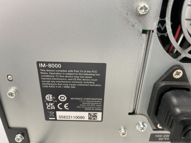 Mjeriteljski sustav Keyence IM-8030 gegen Gebot / against bid