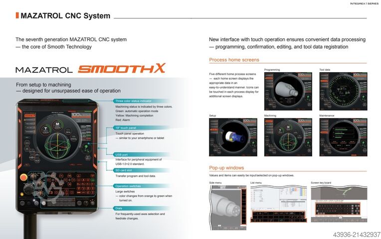 Centro de torneamento e fresagem MAZAK Integrex i-200ST Mazak Integrex i-200ST x 1500U