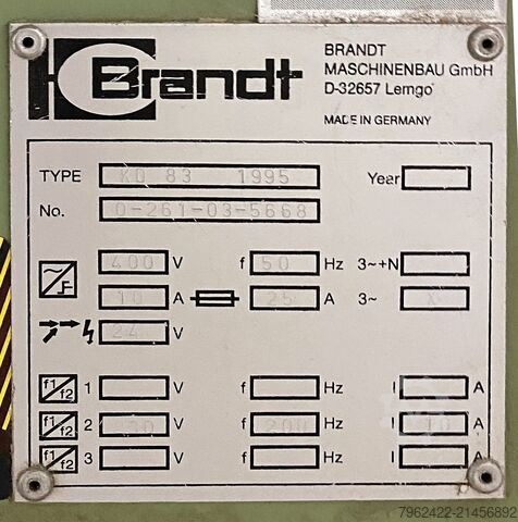 封边机 Brandt KD 83