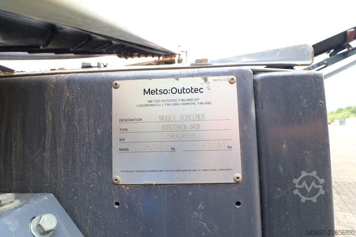 Screening plant Metso Nordtrack S4.9