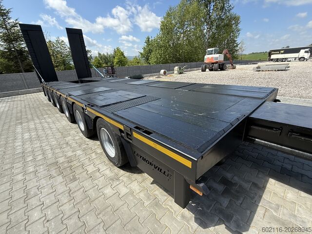 Zemas gultas puspiekabe būvtehnikas pārvadāšanai FAYMONVILLE FAYMONVILLE STZ-6WAU – 6 AXLES – 92.2GVW