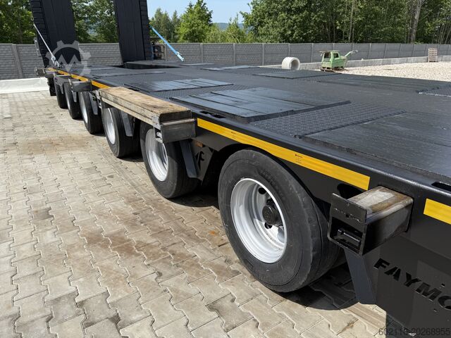 Zemas gultas puspiekabe būvtehnikas pārvadāšanai FAYMONVILLE FAYMONVILLE STZ-6WAU – 6 AXLES – 92.2GVW