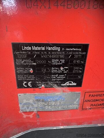  Linde T 20 SF Batterie Bj.21 Gabellänge 1600mm