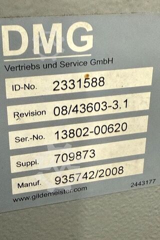 CNC eszterga Gildemeister CTX 420 linear V6