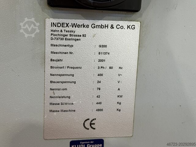 CNC turn-mill center INDEX G200