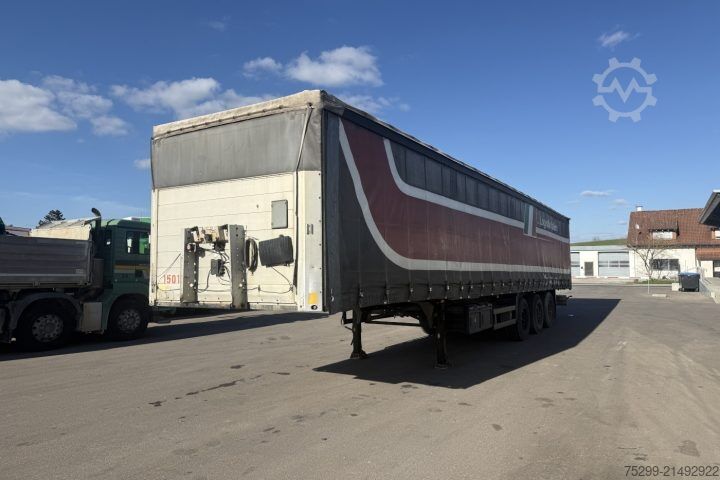 Atvērta puspiekabe ar tentu Schmitz Cargobull S24/27 Plane / Swiss-Vehicle