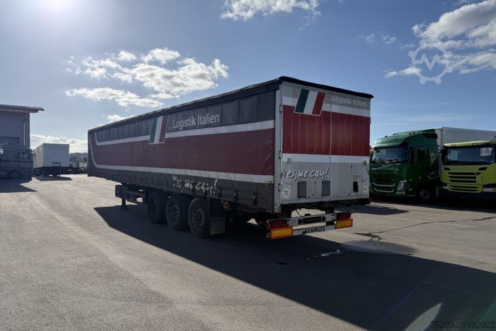 Atvērta puspiekabe ar tentu Schmitz Cargobull S24/27 Plane / Swiss-Vehicle