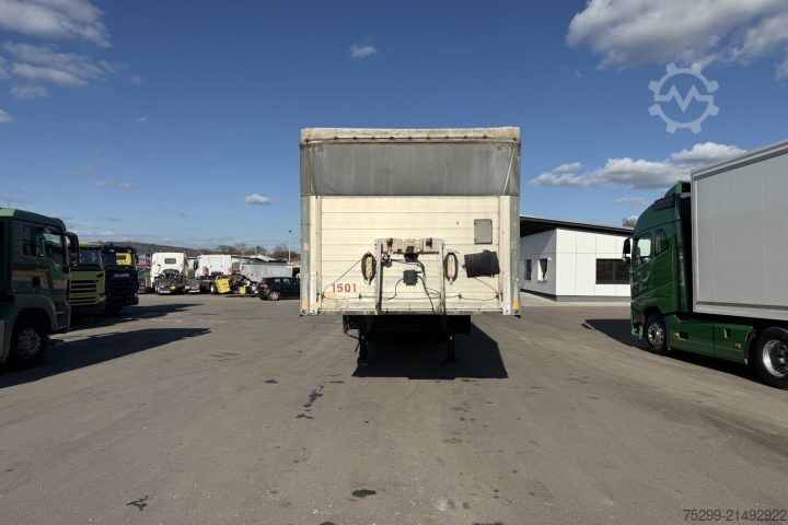 Atvērta puspiekabe ar tentu Schmitz Cargobull S24/27 Plane / Swiss-Vehicle
