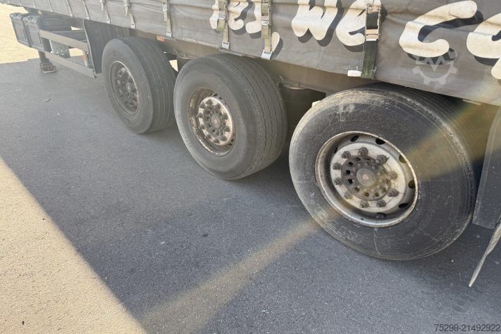 Atvērta puspiekabe ar tentu Schmitz Cargobull S24/27 Plane / Swiss-Vehicle