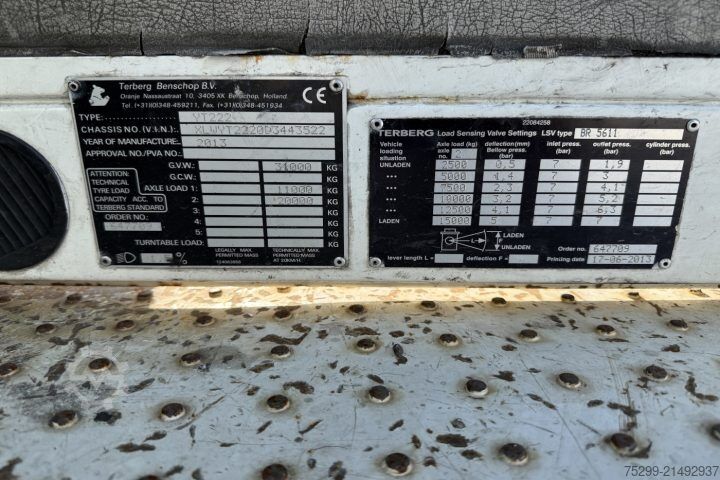 Kravas automašīnas šasija  YT222 4x2 Chassis-Kabine / Swiss-Vehicle